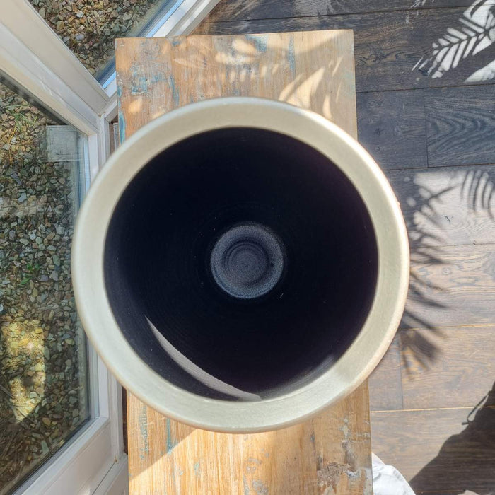 Mica Decorations Vaas - mat champage - keramiek - H50 x D29 cm