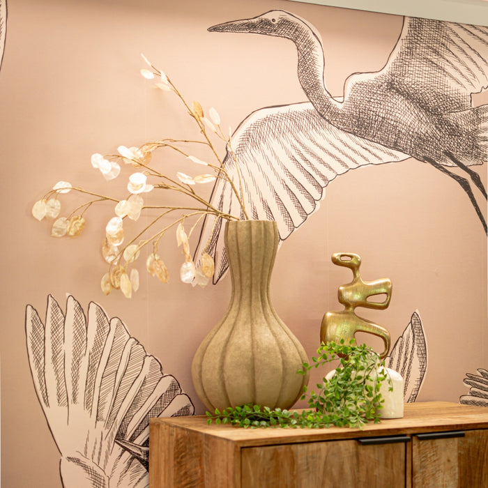 Light & Living Light&living Vaas deco Ø19,5x34 cm ZUCCA licht cognac