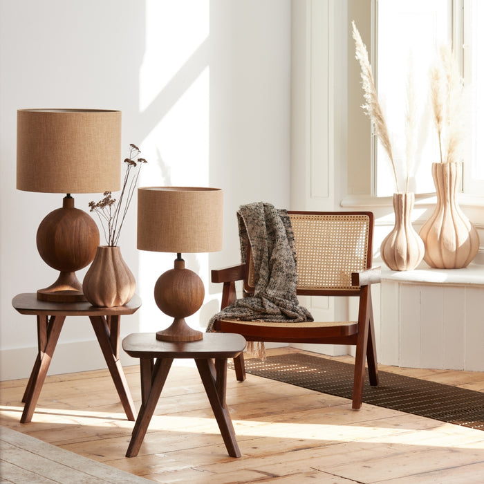 Light & Living Light&living Vaas deco Ø19,5x34 cm ZUCCA licht cognac