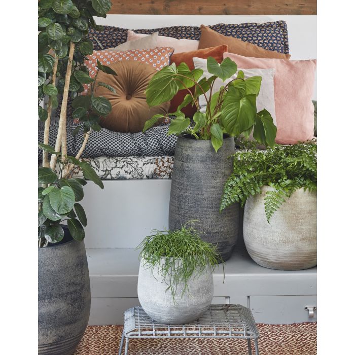 Mica Decorations Victor Ronde Vaas - H50 x Ø29 cm - Terracotta - Bruin