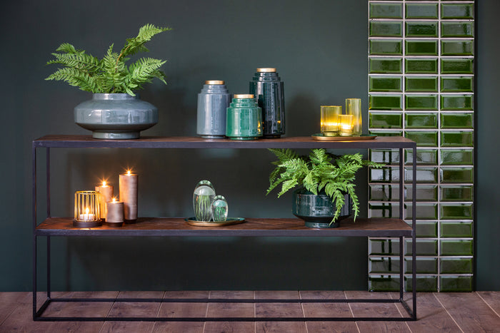 D - Light & Living - Vaas MOUREX - 34x34x18 - Blauw