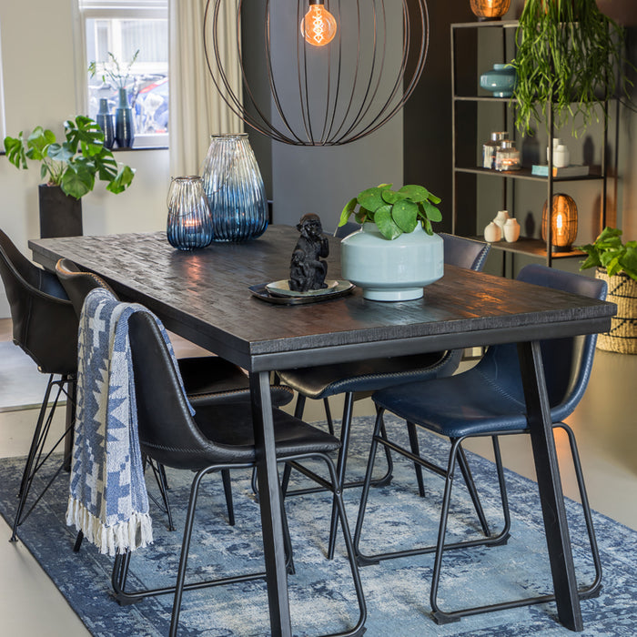 D - Light & Living - Vaas MOUREX - 34x34x18 - Blauw