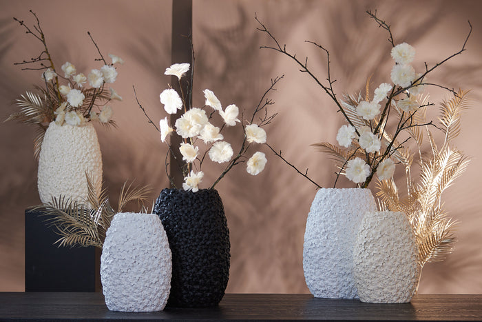 Light & Living Vaas Aloha - Zwart - 38x23x50cm