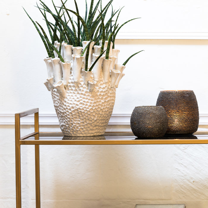 Light & Living - Vaas KYRAL - Ø27.5x27.5cm - Wit