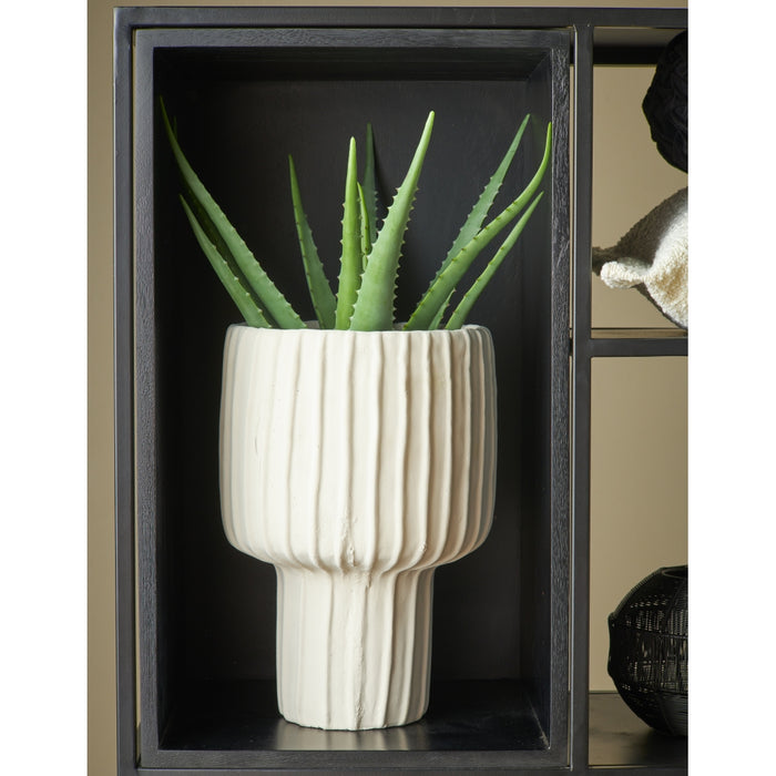 Light & Living Light&living Vaas deco Ø24x35 cm MAJA cement crème