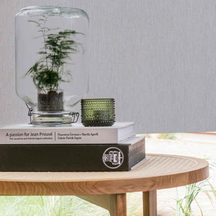 Art for the Home Zelfklevende Textiel Raamfolie - Muisgrijs - 150x45cm