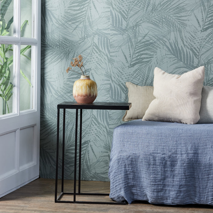 Bijzettafel 45x30x62 cm CHISA hout zwart-zwart