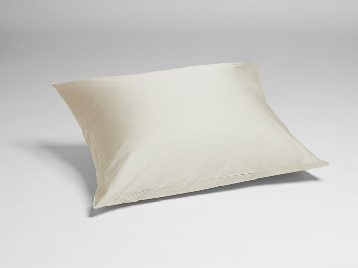 Yumeko kussensloop katoen satijn sandy grey 60x70