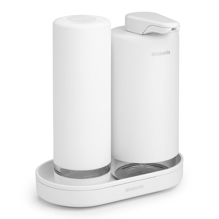 Brabantia SinkStyle Zeepdispenser Set - Mineral Fresh White