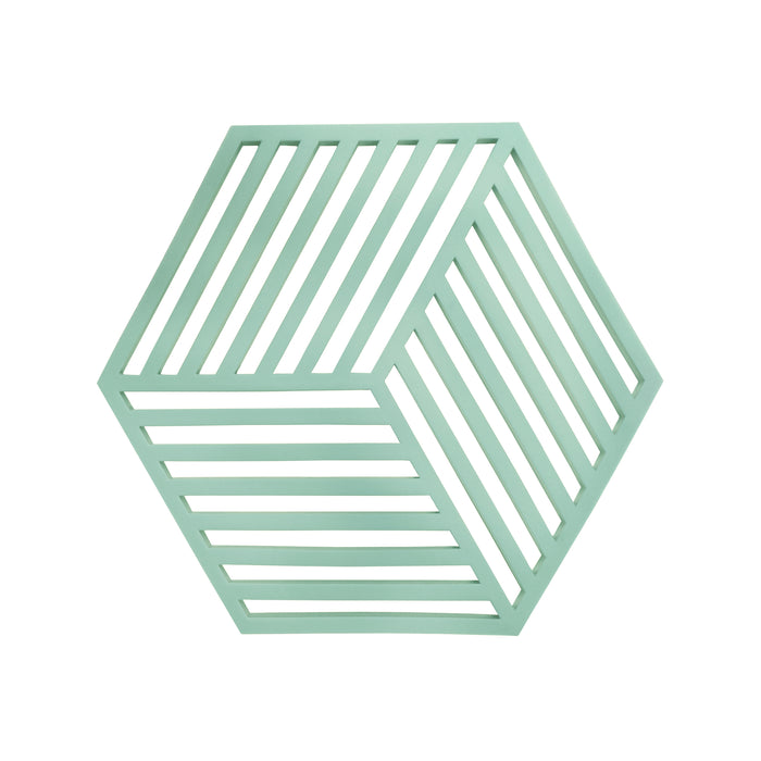 Krumble Pannenonderzetter Hexagon - Groen - Set van 4