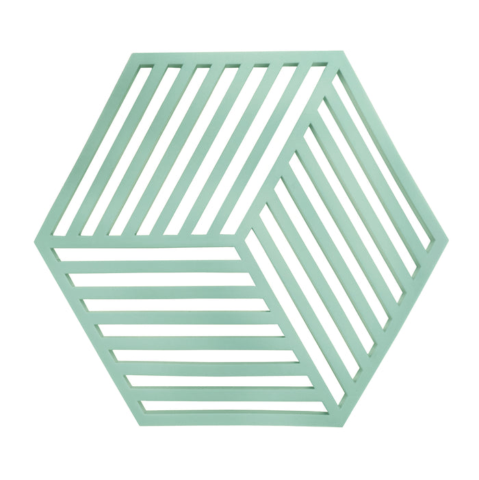 Krumble Pannenonderzetter Hexagon - Groen - Set van 2