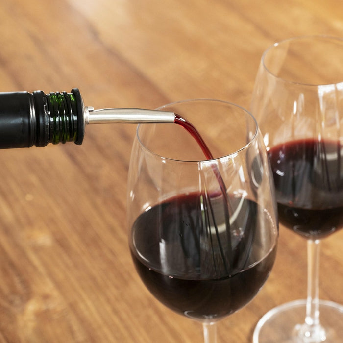 Krumble Schenktuit RVS met rubberen afsluiting - Set van 2