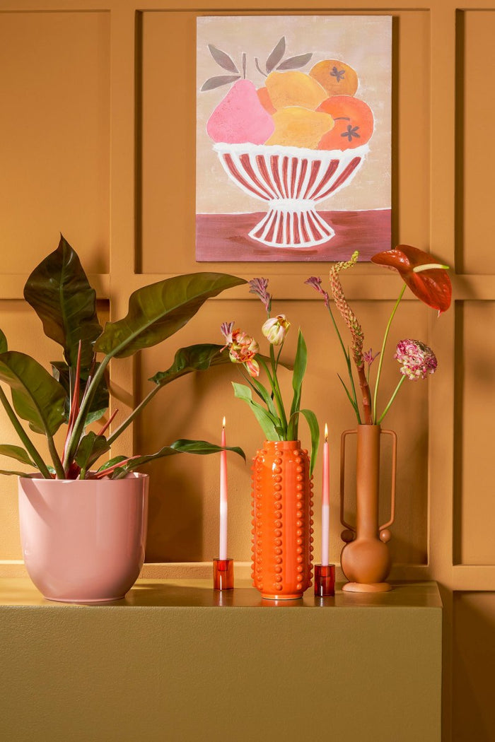 Mica Decorations Tusca Bloempot - H23 x Ø25 cm - Lichtroze