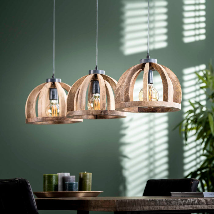 by fonQ Rico Hanglamp 3-lichts - Mango Naturel