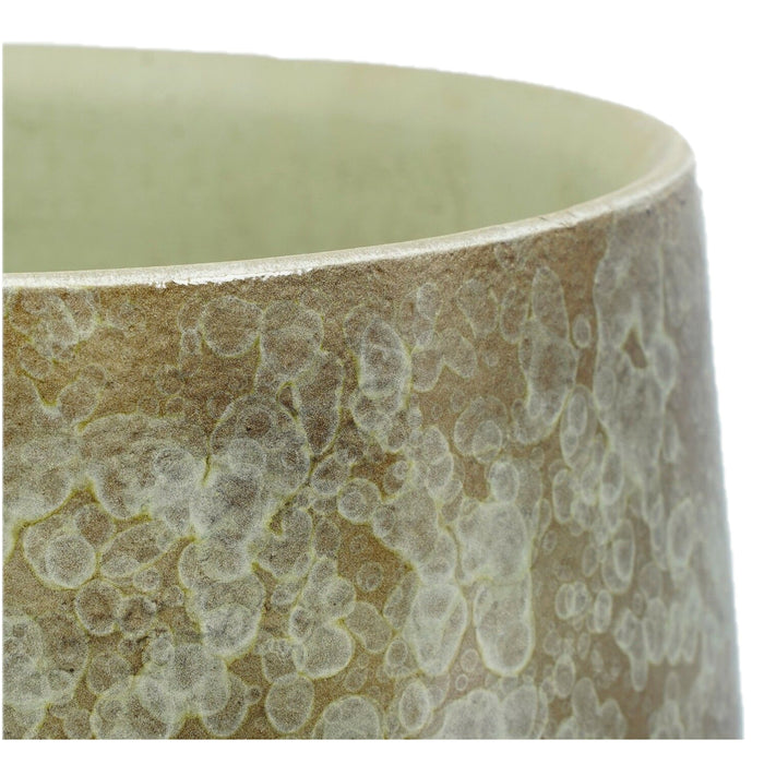 Mica Decorations Oliver Bloempot - H31 x Ø33 cm - Terracotta - Groen