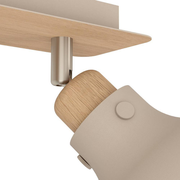 EGLO Arrecife Spot - E27 - 74,5 cm - Bruin|Beige - Staal