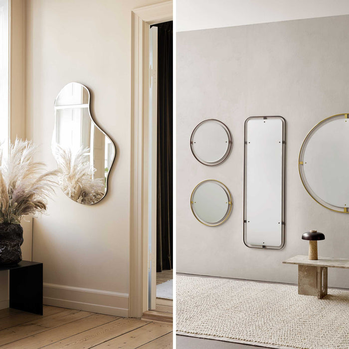 Audo Copenhagen Nimbus spiegel Ø110 gepolijst messing