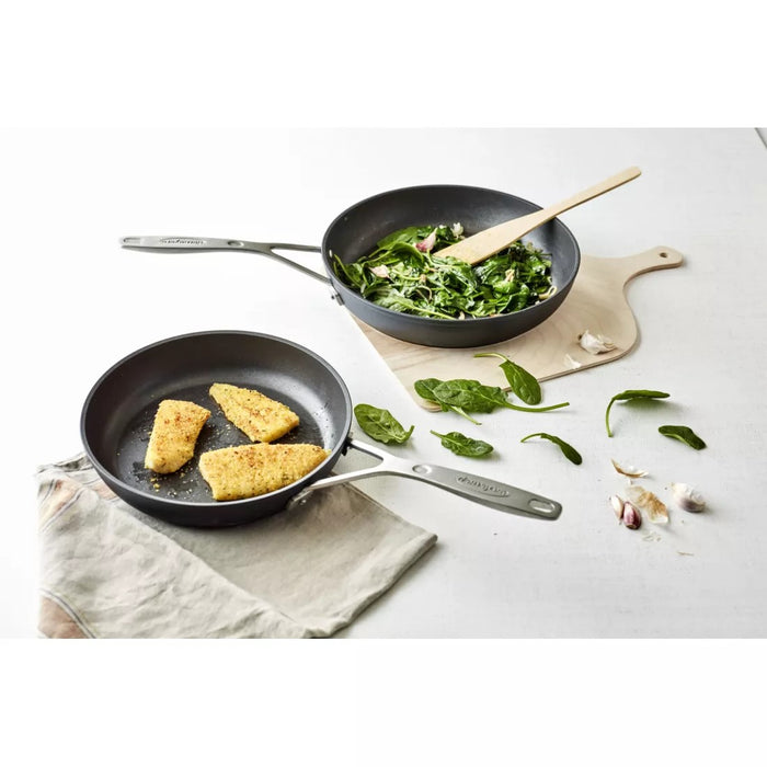 Demeyere Industry 3 Duraslide Koekenpannenset - Aluminium - Ø 24 + Ø 28 cm