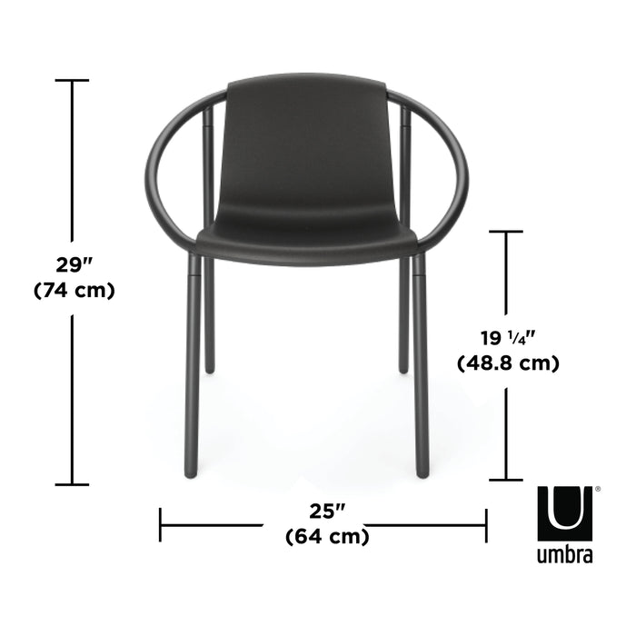 Umbra Ringo Loungestoel - Zwart