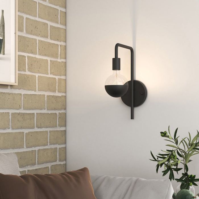 Calex U-line Wandlamp Zwart - E27