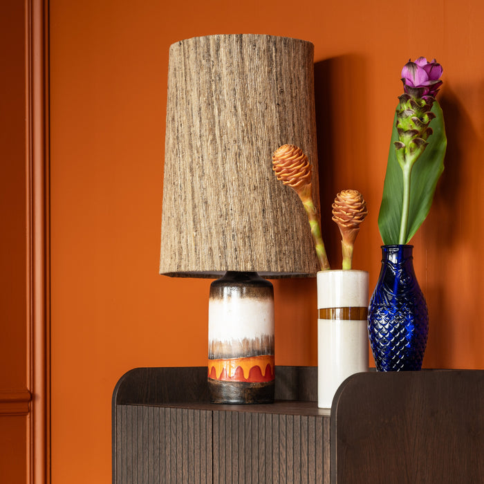 HKliving 70's Vaas - Maat L - snow