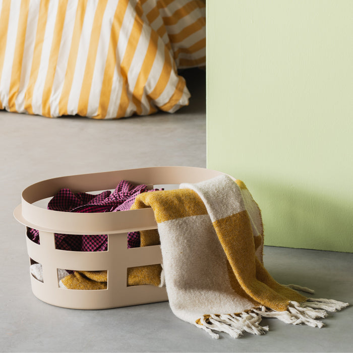 by fonQ Check Plaid 130 x 200 cm - Geel