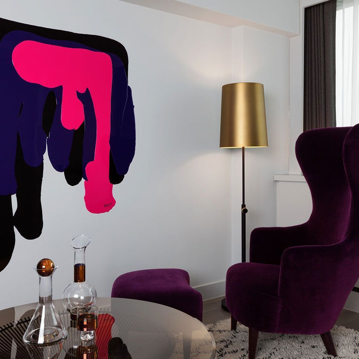 Tank Champagne glas set van 2 Koper