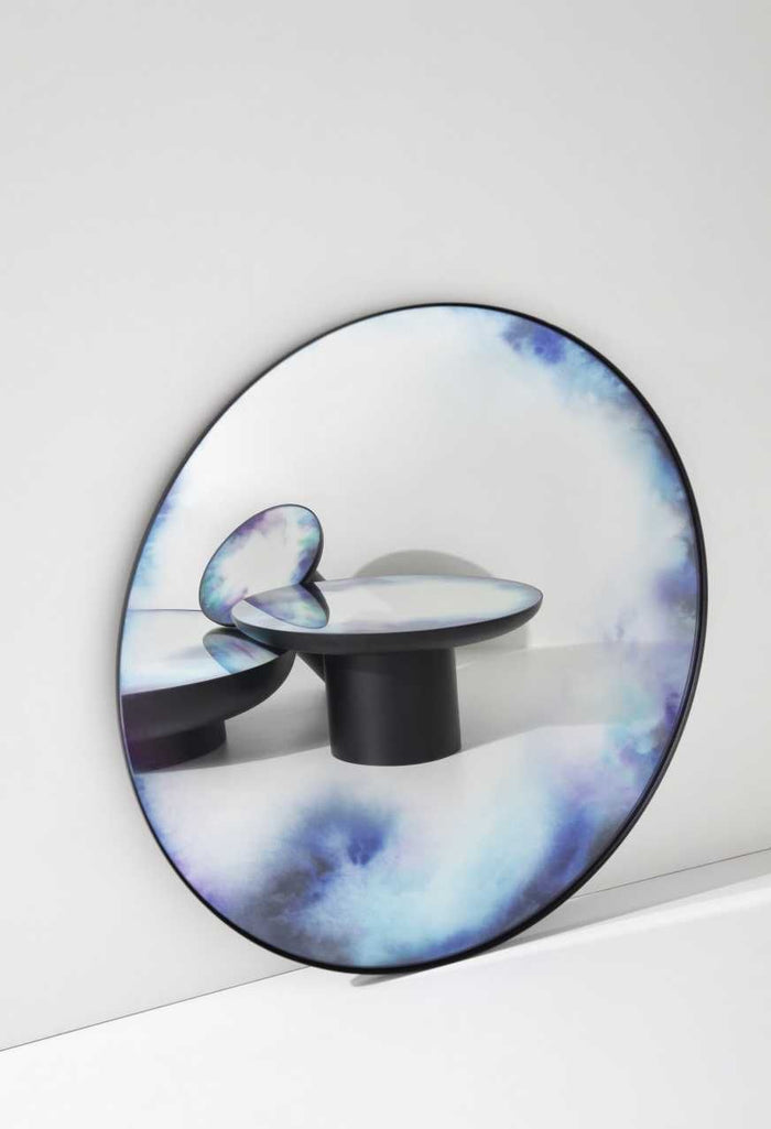 Petite Friture Francis spiegel extra large Ø110 blauw