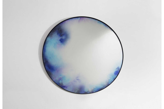 Petite Friture Francis spiegel extra large Ø110 blauw
