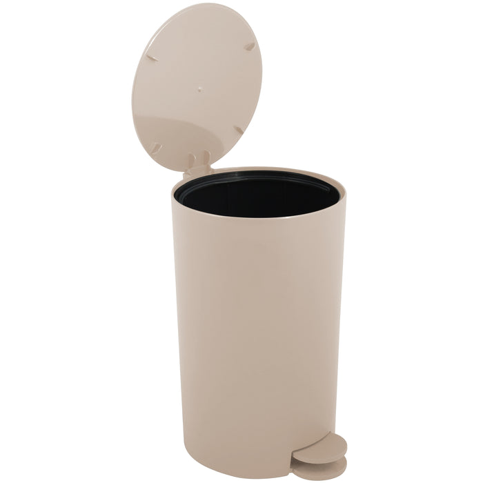 MSV badkamer|toilet pedaalemmer - beige - 3L - 15 x 27cm