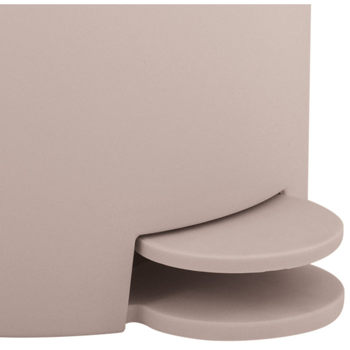 MSV badkamer|toilet pedaalemmer - beige - 3L - 15 x 27cm