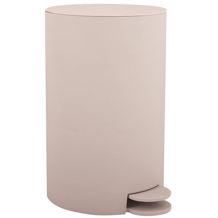 MSV badkamer|toilet pedaalemmer - beige - 3L - 15 x 27cm