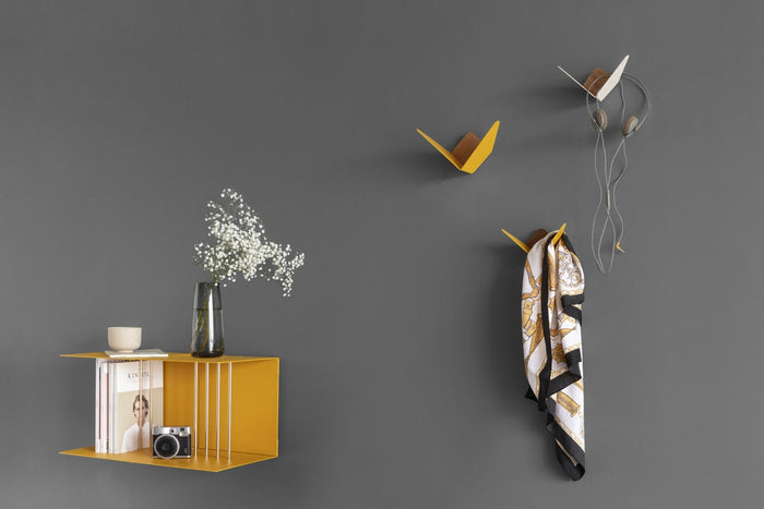 Umage Teaser shelf aluminium wandrek saffron yellow