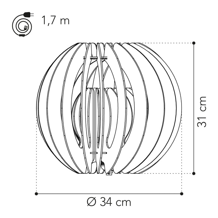 Van Tjalle en Jasper William Shakesphere vloerlamp - Naturel