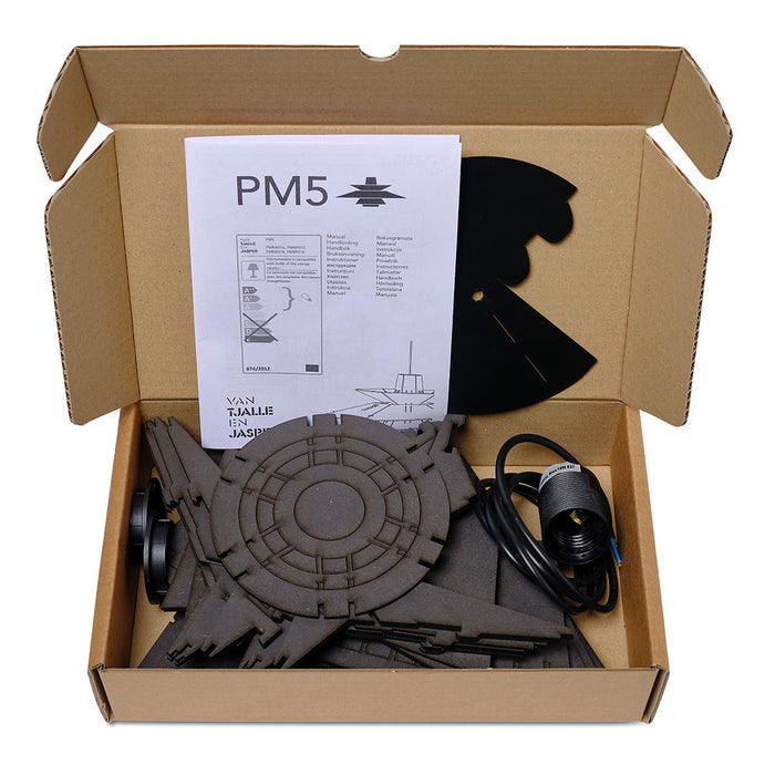 Van Tjalle en Jasper PM5 hanglamp - Black