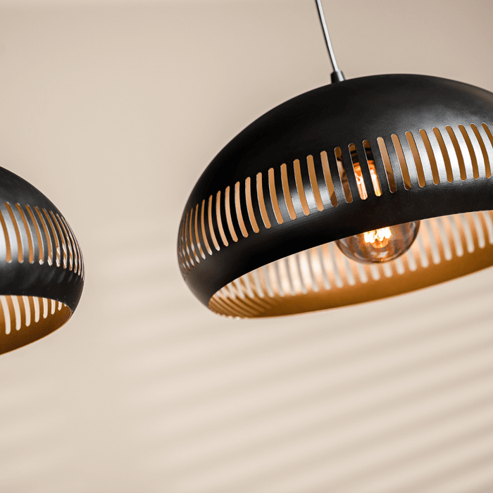 Vurna - Janelle hanglamp 3L 150 cm breed zwart