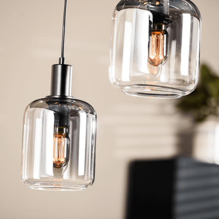 Vurna - Joséphine hanglamp smoke glas 5L