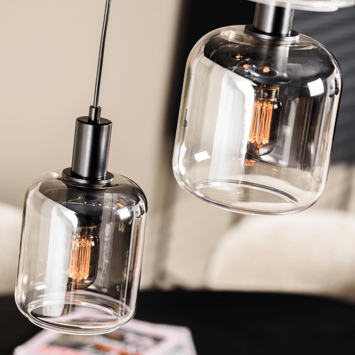 Vurna - Joséphine hanglamp smoke glas 5L