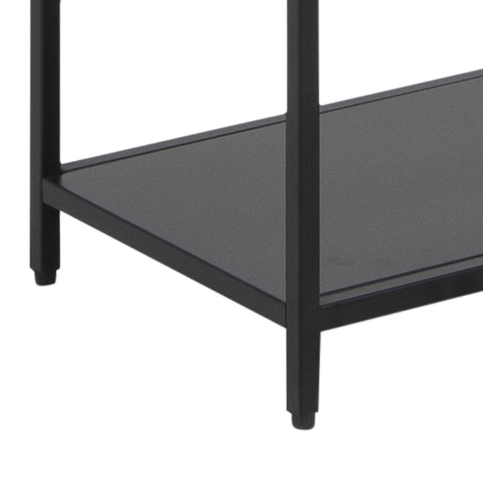 Lisomme Roy Hoge Open Kast van Metaal - B 69,5 cm - Zwart