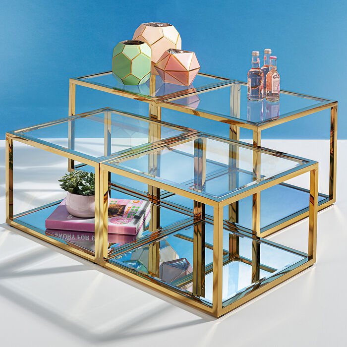 Kare Design Orion Salontafel - Set Van 4 - Goud
