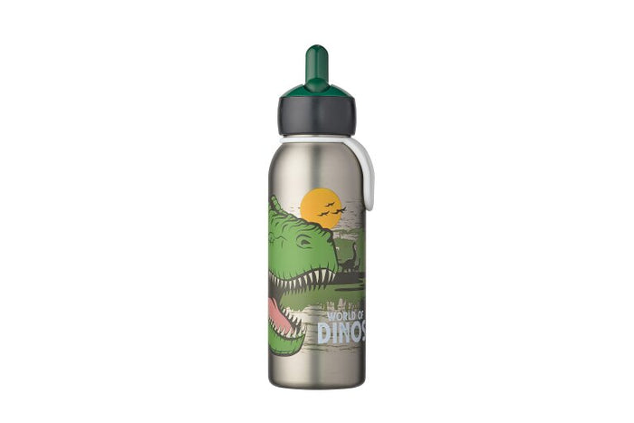 Isoleerfles flip-up Campus 350 ml - Dino