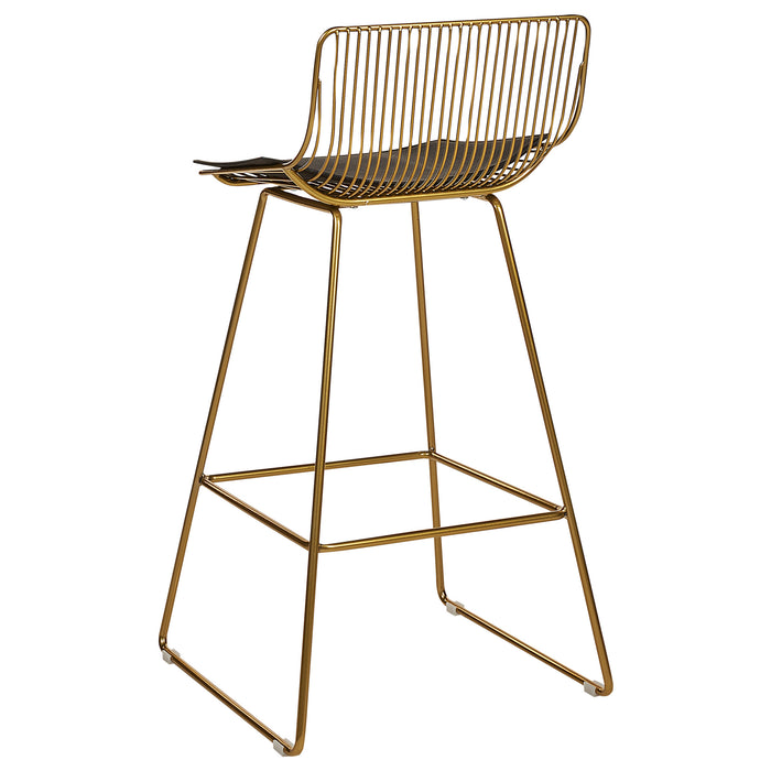 Beliani - FREDONIA - Barkruk set van 2 - Goud - Metaal