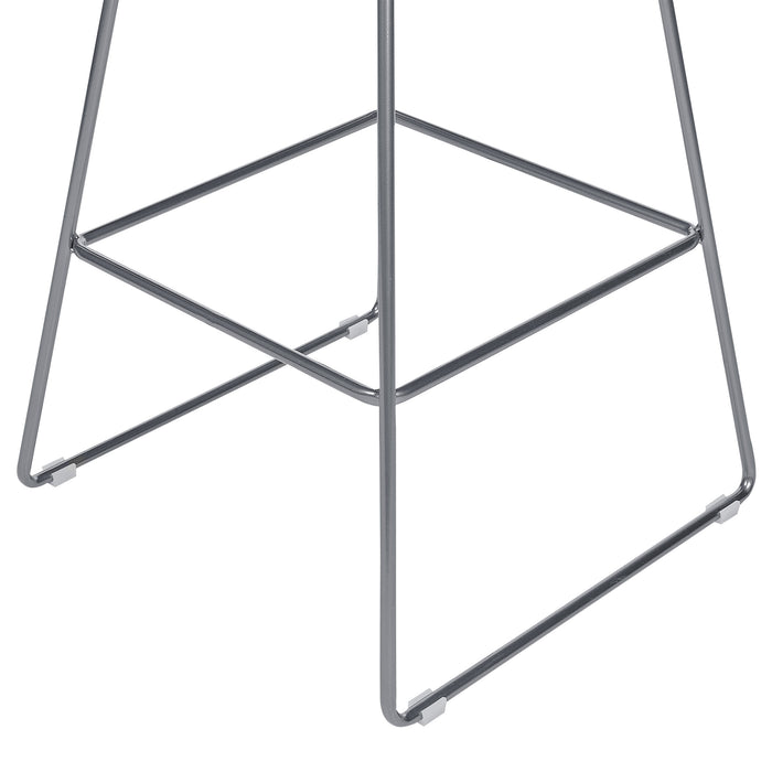 Beliani - FREDONIA - Barkruk set van 2 - Zilver - Metaal