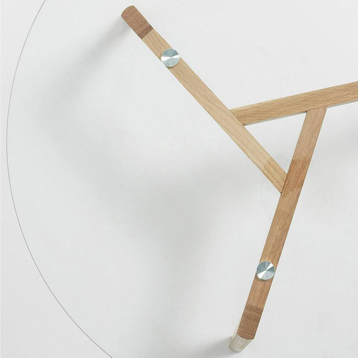 Kave Home - Kirb salontafel glas Ø 90 cm