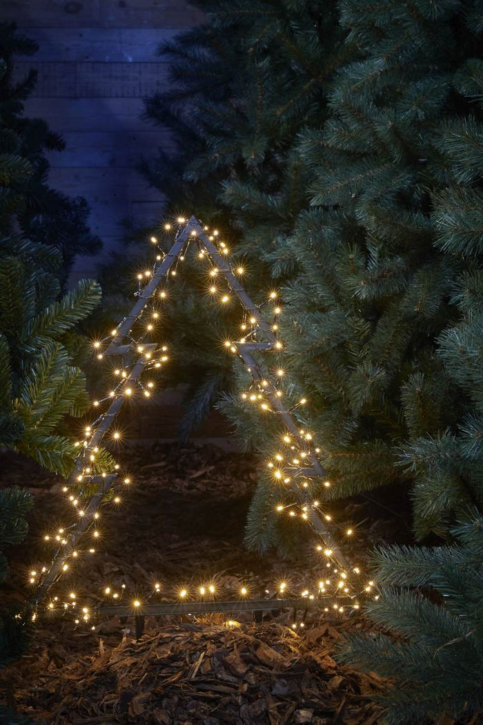 Luca Lighting Kerstboom Tuinsteker - LED - L53 x H75 cm - Klassiek Wit