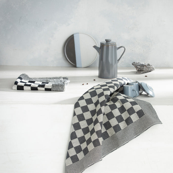 DDDDD keukendoek Barbecue - 50x55cm - Zwart - 6 stuks