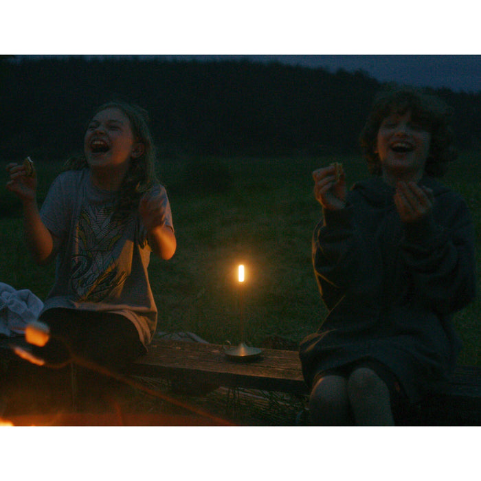 Wick tafellamp LED oplaadbaar messing