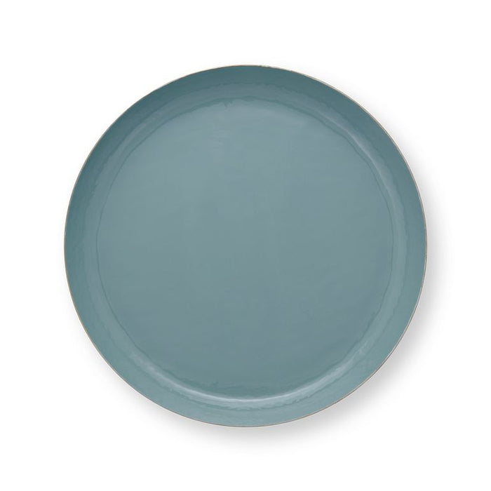 Pip Studio Dienblad - Metaal - Blauw - Ø 40cm