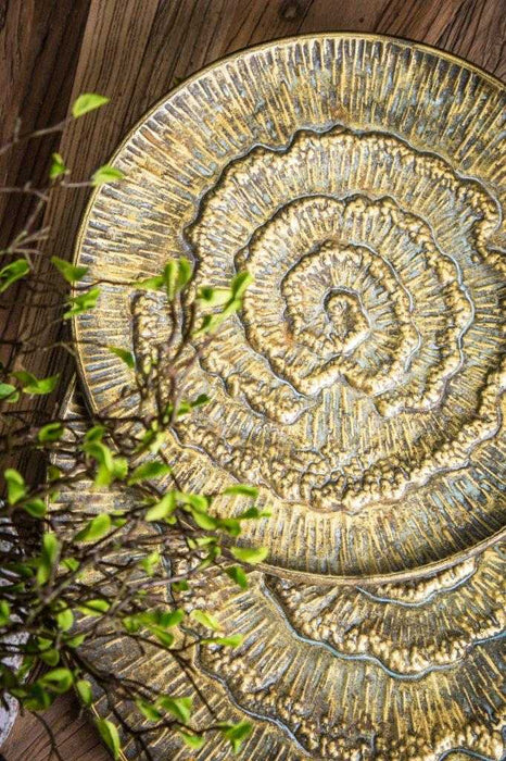 PTMD Katja Gold schalen van metaal set van 2