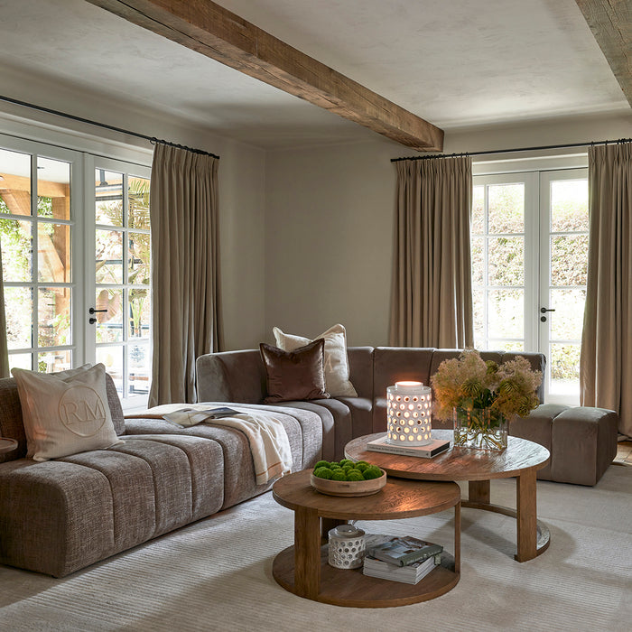 Riviera Maison Windlicht wit, Kaarsenhouder groot - RM La Baule L